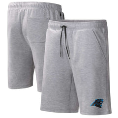 Carolina Panthers MSX by Michael Strahan Trainer Shorts - Heather Gray - NFL
