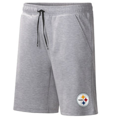 Pittsburgh Steelers MSX by Michael Strahan Trainer Shorts - Heather Gray - NFL