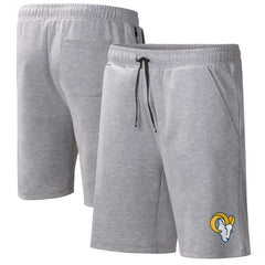 Los Angeles Rams MSX by Michael Strahan Trainer Shorts - Heather Gray - NFL