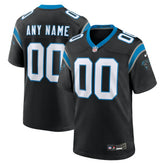 Carolina Panthers Custom Game Jersey - Black - Nike