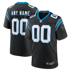 Carolina Panthers Custom Game Jersey - Black - Nike