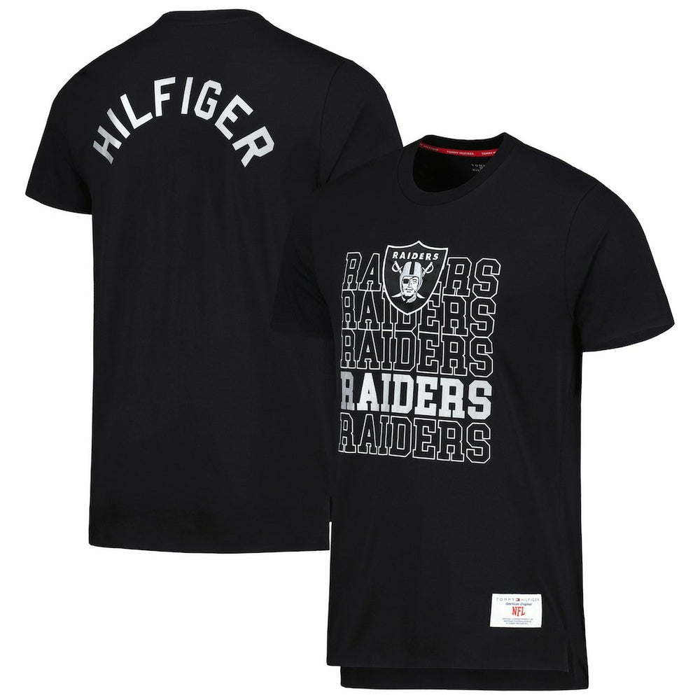 Las Vegas Raiders Tommy Hilfiger Liam T-Shirt - Black - NFL