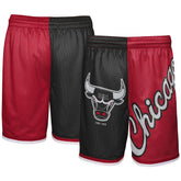 Mitchell & Ness Chicago Bulls Youth Hardwood Classics Big Face 5.0 Shorts Black/Red