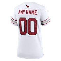 Arizona Cardinals Women's Custom Game Jersey - White - Nike