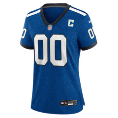 Indianapolis Colts Women's Indiana Nights Alternate Custom Game Jersey - Royal - Nike
