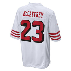 Christian McCaffrey San Francisco 49ers Game Jersey - White - Nike