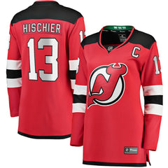Nico Hischier New Jersey Devils Fanatics Women's Captain Patch Home Breakaway Jersey - Red | Fanatics online