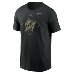 Miami Marlins Nike Camo Logo T-Shirt Discount