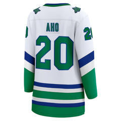 Sebastian Aho Carolina Hurricanes Fanatics Women's Throwback Breakaway Jersey - White | Fanatics Lifestyle