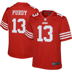 Brock Purdy San Francisco 49ers Youth Game Jersey - Scarlet - Nike