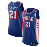 Nike Joel Embiid Philadelphia 76ers Authentic Jersey Icon Edition Royal