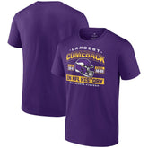 Minnesota Vikings Largest Comeback T-Shirt - Purple - NFL