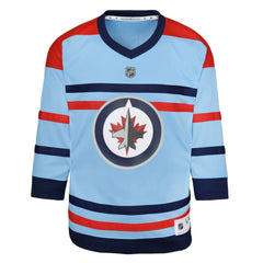 Winnipeg Jets Youth Anniversary Replica Jersey - Light Blue | NHL Lifestyle