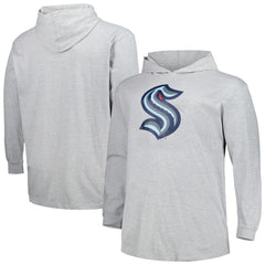 Seattle Kraken Big & Tall Pullover Hoodie - Heather Gray | NHL discount