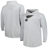 St. Louis Blues Big & Tall Pullover Hoodie - Heather Gray | NHL on sale