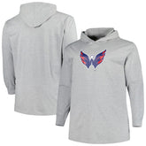 Washington Capitals Big & Tall Pullover Hoodie - Heather Gray | NHL on sale