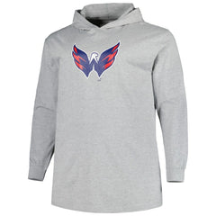 Washington Capitals Big & Tall Pullover Hoodie - Heather Gray | NHL on sale