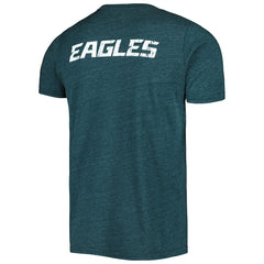 Philadelphia Eagles Majestic Threads Tri-Blend Pocket T-Shirt - Midnight Green - NFL
