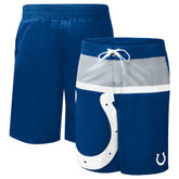 Indianapolis Colts G-III Sports by Carl Banks Sea Wind Swim Trunks - Royal - NFL