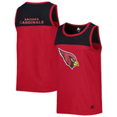 Arizona Cardinals Starter Logo Touchdown Fashion Tank Top - Cardinal/Black - NFL