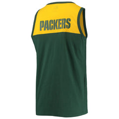 Green Bay Packers Starter Logo Touchdown Fashion Tank Top - Green/Gold - NFL