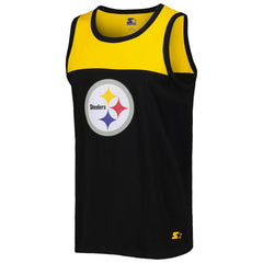 Pittsburgh Steelers Starter Logo Touchdown Fashion Tank Top - Black/Gold - NFL