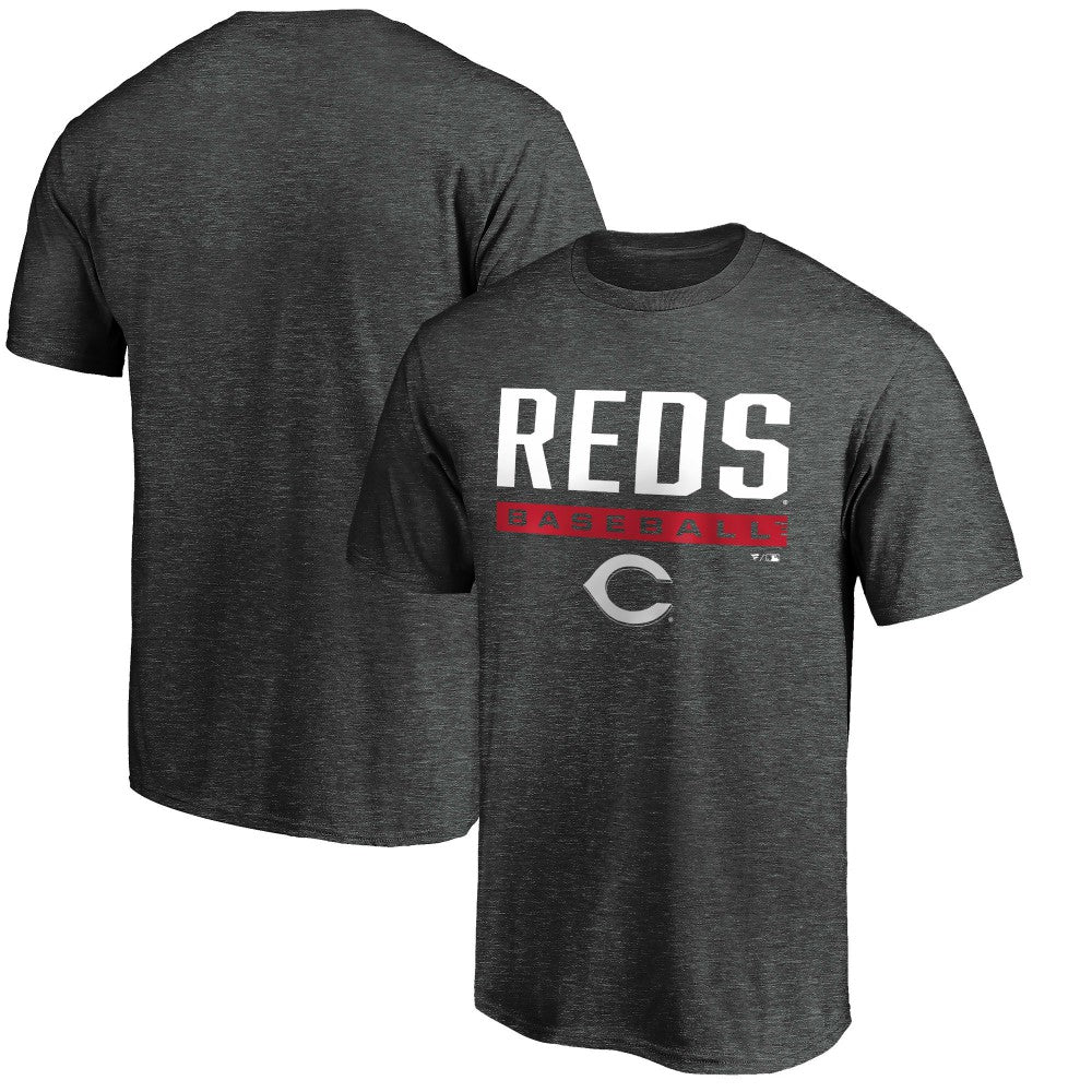 Cincinnati Reds Team Win Stripe T-Shirt Discount