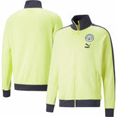 Puma - Manchester City ftblHeritage T7 Raglan Full-Zip Track Jacket - Yellow