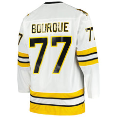 Ray Bourque Boston Bruins Mitchell & Ness Big & Tall Captain Patch Blue Line Player Jersey - White | NHL discount