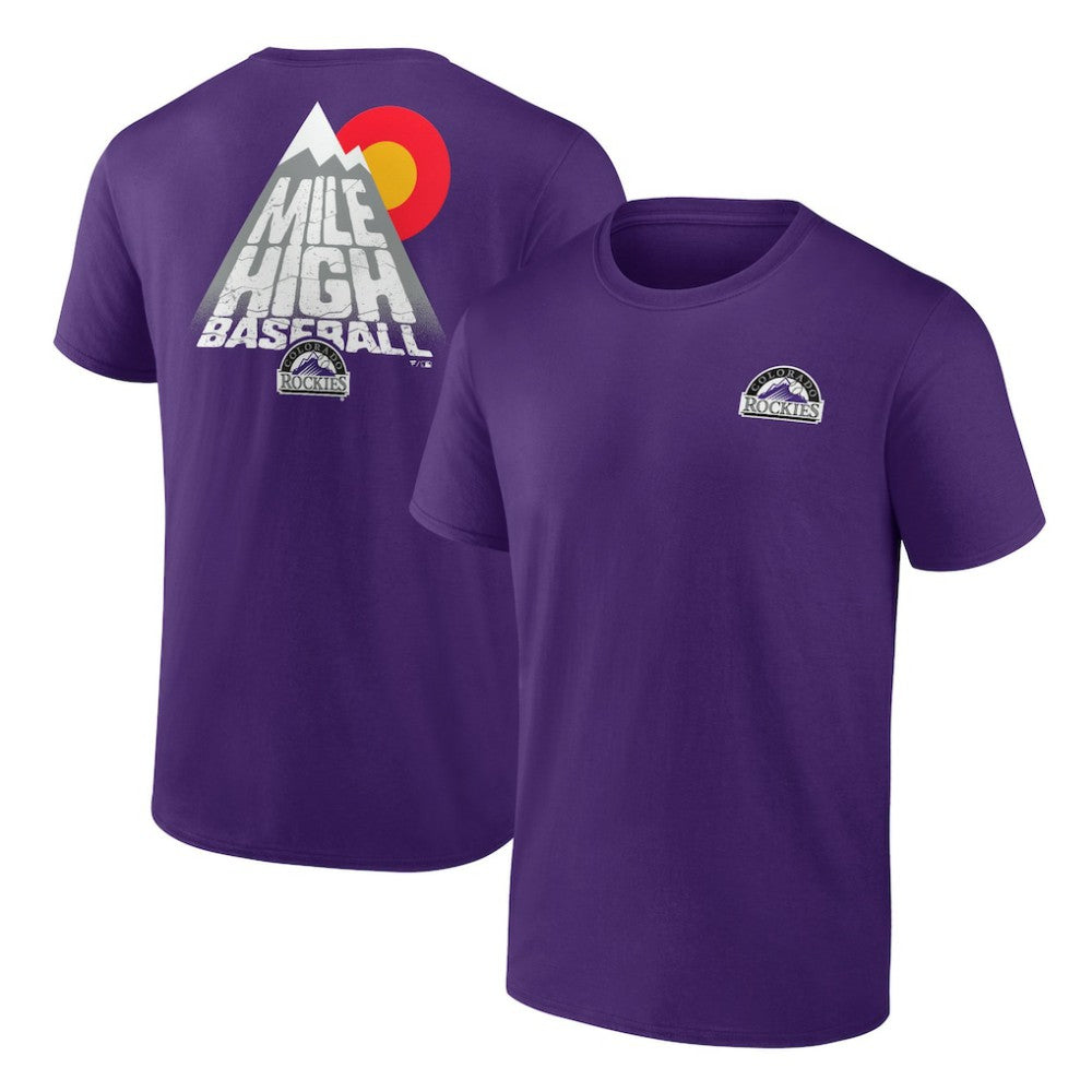 Colorado Rockies Team Hometown Collection Mile High Back T-Shirt for sale