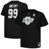 Wayne Gretzky Los Angeles Kings Mitchell & Ness Big & Tall Name & Number T-Shirt - Black | NHL on sale