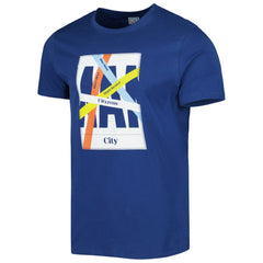 Manchester City Art T-Shirt Blue