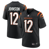 Tyron Johnson Cincinnati Bengals Home Game Player Jersey - Black - Nike