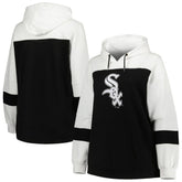 Chicago White Sox Women's Plus Size Colorblock Pullover Hoodie Discount