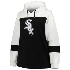 Chicago White Sox Women's Plus Size Colorblock Pullover Hoodie Discount