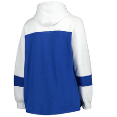 Kansas City Royals Women's Plus Size Colorblock Pullover Hoodie for sale