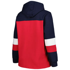 Los Angeles Angels Women's Plus Size Colorblock Pullover Hoodie Online