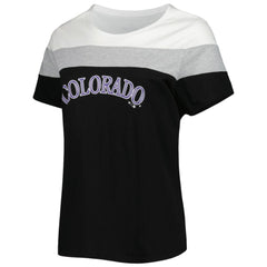 Colorado Rockies Women's Plus Size Colorblock T-Shirt Discount