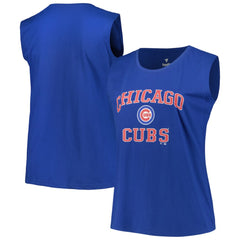 Chicago Cubs Profile Women's Plus Size Tank Top Sale