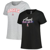 Los Angeles Angels Profile Women's Plus Size T-Shirt Combo Pack Near Me