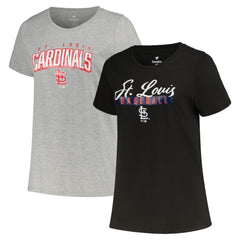 St. Louis Cardinals Profile Women's Plus Size T-Shirt Combo Pack Discount