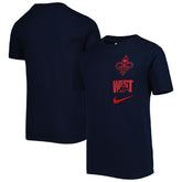 Nike New Orleans Pelicans Youth Vs Block Essential T-Shirt Navy