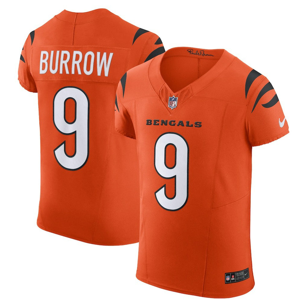 Joe Burrow Cincinnati Bengals Vapor F.U.S.E. Elite Jersey - Orange - Nike