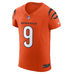 Joe Burrow Cincinnati Bengals Vapor F.U.S.E. Elite Jersey - Orange - Nike