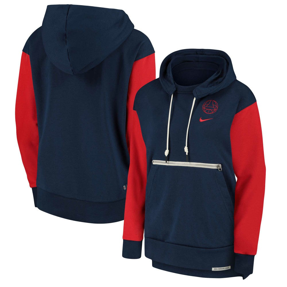 Nike - Paris Saint-Germain Women's Standard Issue Pullover Hoodie - Navy/Red