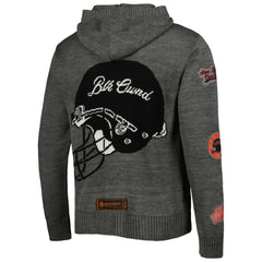 Cincinnati Bengals x BlaCkOWned Stripes Don't Come Easy Pullover Hoodie - Gray - NFL