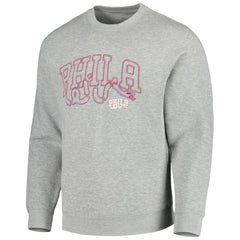 Philadelphia 76ers Stadium Essentials Unisex Element Logo Pop Pullover Sweatshirt Heather Gray