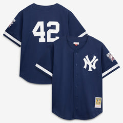 Mariano Rivera New York Yankees Mitchell & Ness Cooperstown Collection Mesh Batting Practice Button-Up Jersey Discount