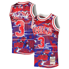 Mitchell & Ness Allen Iverson Philadelphia 76ers 1996/97 Hardwood Classics Lunar New Year Swingman Jersey Red