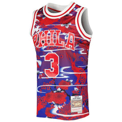 Mitchell & Ness Allen Iverson Philadelphia 76ers 1996/97 Hardwood Classics Lunar New Year Swingman Jersey Red